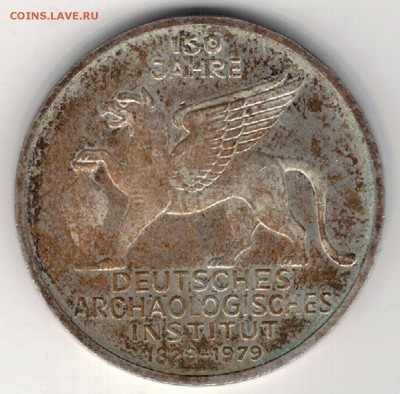 Ag ФРГ 5 МАРОК 1979J АРХЕОЛОГИЧЕСКИЙ МУЗЕЙ 29.01 В 22Ч(А718) - 5-фрг79