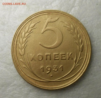 5 копеек 1931 год , красивая. - DSCN8248_cr