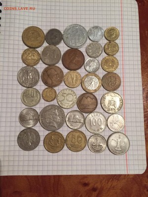 152 иностранных монеты с рубля до 31.01.15 в 22-00 мск. - 1.JPG