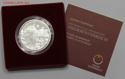 10 евро Австрия 2013 Нижняя Австрия Вахау PROOF до 29.01 - ан2