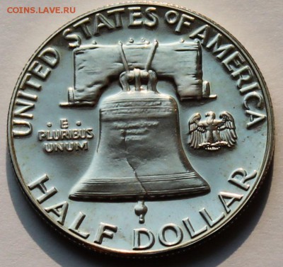 США. 50 центов 1961. СЕРЕБРО. Франклин - 6