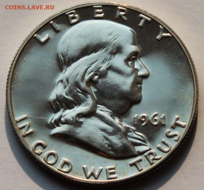 США. 50 центов 1961. СЕРЕБРО. Франклин - 2