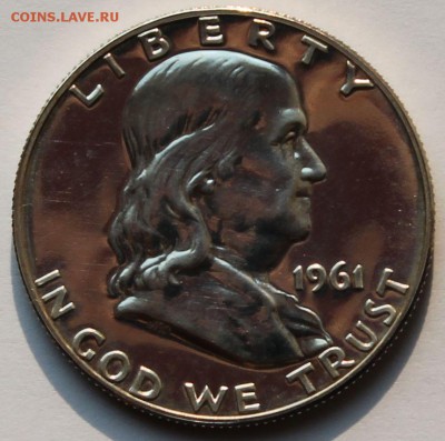 США. 50 центов 1961. СЕРЕБРО. Франклин - 1