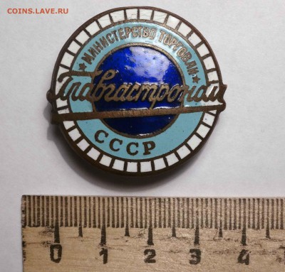 Знак: Главгастроном. Министерство торговли СССР 50-ё годы. - DSC01325