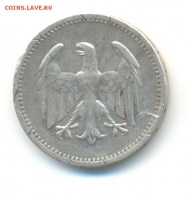 Ag. Веймар 1 марка 1924 А. до 30.01 22.00 - 4