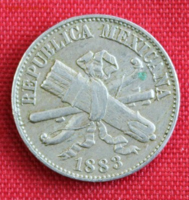 С 1 руб. СТАРАЯ МЕКСИКА 1с 1883г.МЕДНО-НИКЕЛЬ до 2.02.15г - IMG_3514.JPG