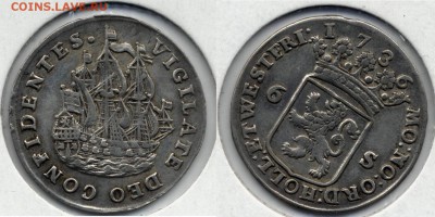 6 стиверов, 1736, Нидерланды, провинция Западная Фризия - 6 стив1736.JPG