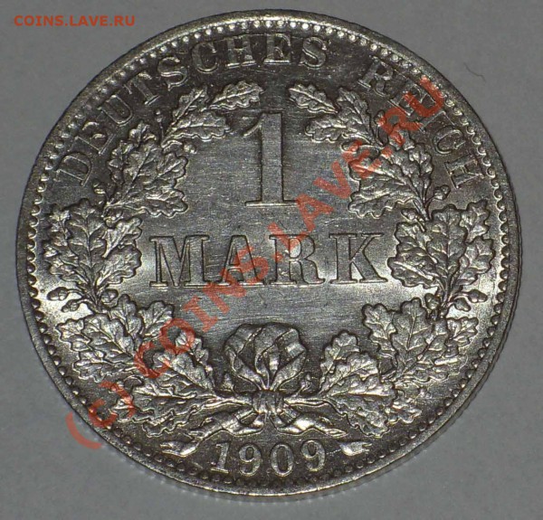 1 марка Германия 1909 A (сохран!) до 24.05.10 23:00М - 1