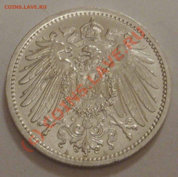 1 марка Германия 1909 A (сохран!) до 24.05.10 23:00М - 2
