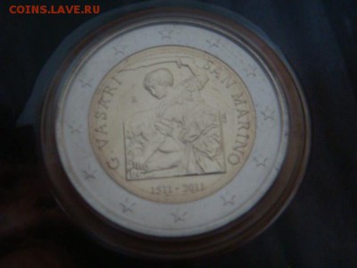 Сан Марино 2 евро 2011 Джорджо Вазари до 22:00 30.01.2015 - DSC09639.JPG