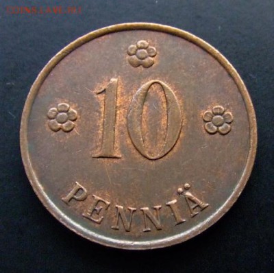 3 - Финляндия 10 пенни (1938) Р