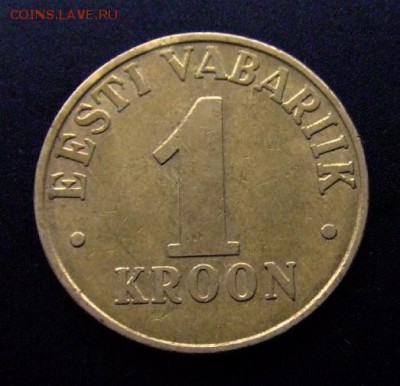 3 - Эстония 1 крона (2001) Р