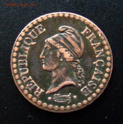 3 - Франция 1 сантим (1848) А