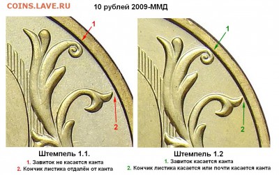 вопросы по 10 рублям 2009-2010 года от lazer - 10 руб 2009-ММД