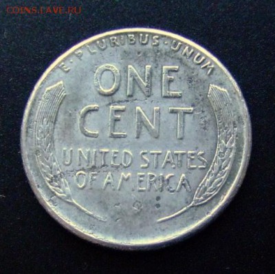 3 - США 1 цент (1943) цинк покр. сталью №3 Р
