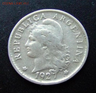 3 - Аргентина 5 сентаво (1927) А