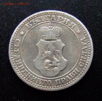 3 - Болгария 5 стотинок (1906) №1 А