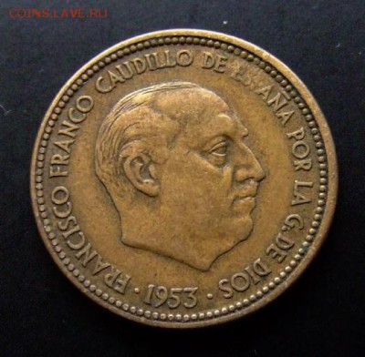 3 - Испания 2,5 песеты (1953) А