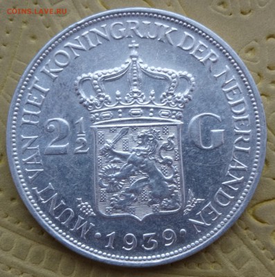 Нидерланды 2,5 гульдена 1939 Вильгельмина до 04.02.15 в 22ч. - DSC00621.JPG