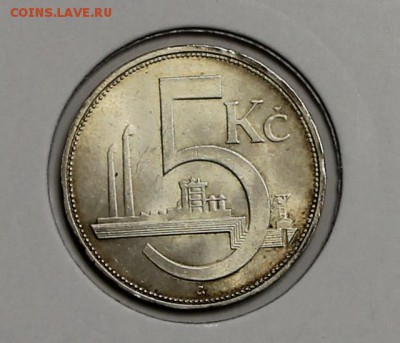 5 крон Чехословакия 1929 серебро КОЛЛЕКЦИОННЫЕ до 31.01 - IMG_2326.JPG