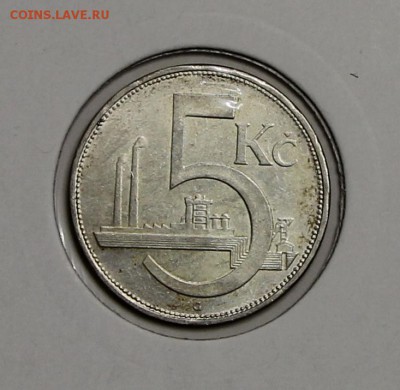 5 крон Чехословакия 1930 серебро до 31.01 - IMG_2330.JPG