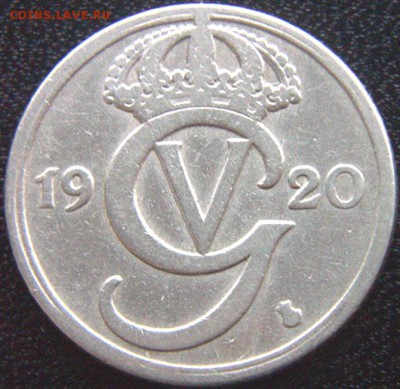 Швеция_50 эре (полкроны) 1920(W); до 29.01_22.10мск - 9061