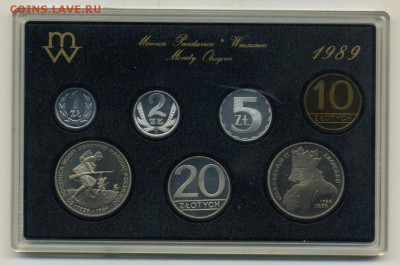 Польша годовой набор 1989 г. пруф - 79