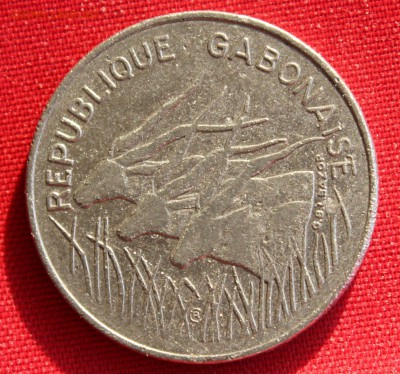 С 1 руб.ГАБОН 100 франков  1972г. АНТИЛОПЫ  до 4.02.15г.в 22 - IMG_3388.JPG