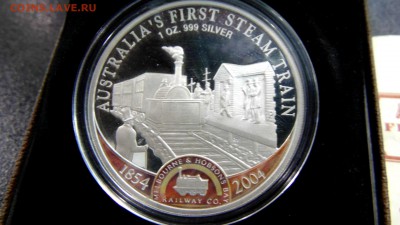 150 лет железным дорогам Австралии 1 доллар Острова Кука - DSC00521.JPG