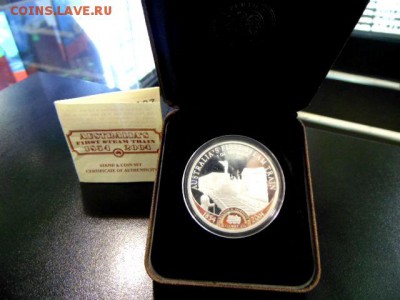 150 лет железным дорогам Австралии 1 доллар Острова Кука - DSC00528.JPG