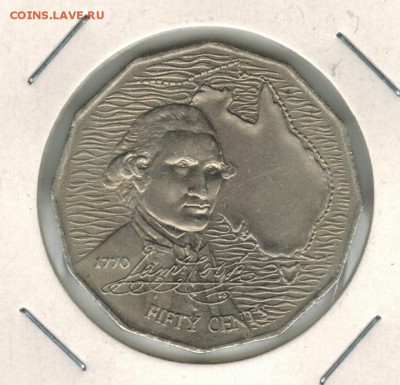 Новая Зеландия 50 центов 1970 до 31.01.2015   22-00 - 1 8
