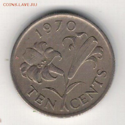 Бермуды 10 центов 1970 до 02.02.15 в 22.00мск (А673) - 4-б10ц1