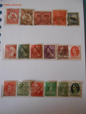 Марки старая АВСТРАЛИЯ, 20 разных, до 04.02.2015 - DSCN5400.JPG