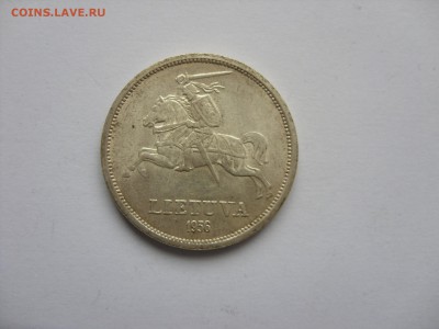 Серебрянные монеты мира - 5 литов 1936 - 2.JPG