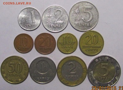 Набор монет Литвы 1997-09г.11 шт. - IMG_0004.JPG