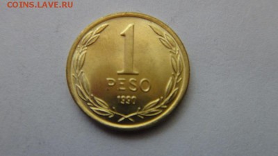 ЧИЛИ 1 песо aUNC  до 3.02. 22.00 мск. - 79