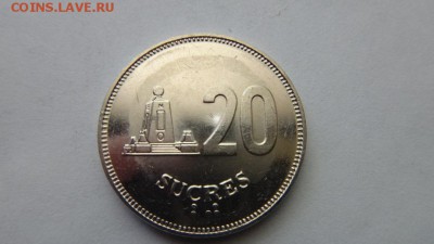 ЭКВАДОР 20 сукре aUNC  до  3.02. 22.00 мск. - 93