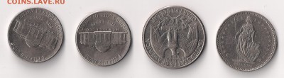 1 Швейц. франк, квотер и 5 центов USA - иностр 3