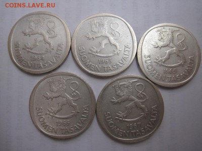 1 маркка 1964-67 серебро Финляндия до 03.02.15 - IMG_1759.JPG