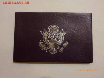 * Банковский набор США Пруф.с сертификатом 1991г. - P1020595.JPG