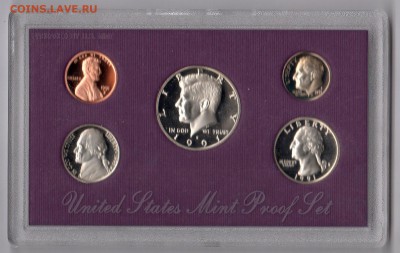 * Банковский набор США Пруф.с сертификатом 1991г. - img007