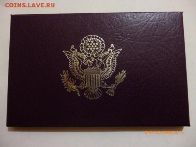 * Банковский набор США Пруф.с сертификатом 1990г. - P1020600.JPG