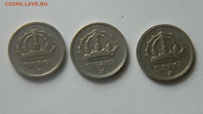 Швеция 25 орэ 3 монеты. до 1.02.2015 г. 21:00 МСК - Изображение 054
