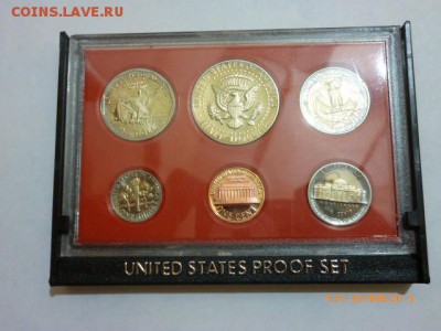 Банковский набор США Пруф 1980г.с подставкой. - P1020608.JPG