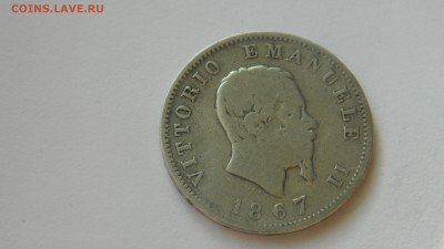Италия 1 лира 1867 г. до 1.02.2015 г. 21:00 МСК - Изображение 098
