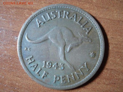 Австралия полпенни 1943г.до 05.02.15 - Австралия полпенни 1943.JPG