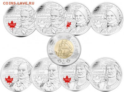 Канада набор монет в Альбоме Война 1812 г Фикс - 1812 5