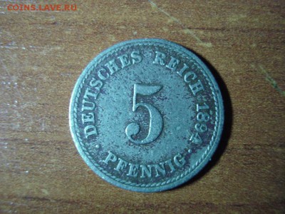 Германия, 5 пфеннигов 1894 г. до 05.02.15 - Германия, 5 пфеннигов 1894.JPG