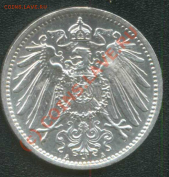1 марка Германия 1909 A (сохран!) до 24.05.10 23:00М - 2-2
