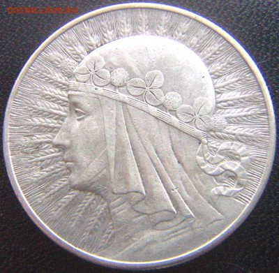 Польша_10 злотых 1932. Крупное серебро; до 31.01_22.32мск - 9072